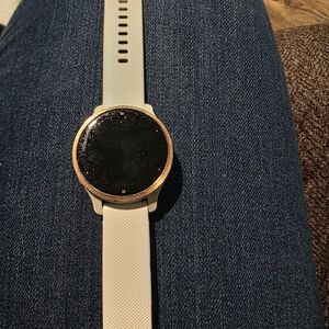Gold and White Smartwatch